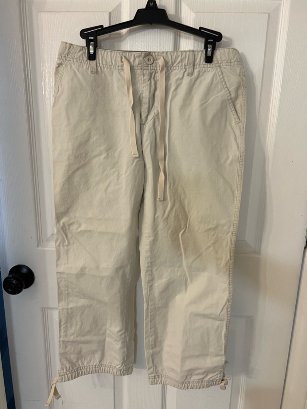 Old Navy  Cream Drawstring Chinos